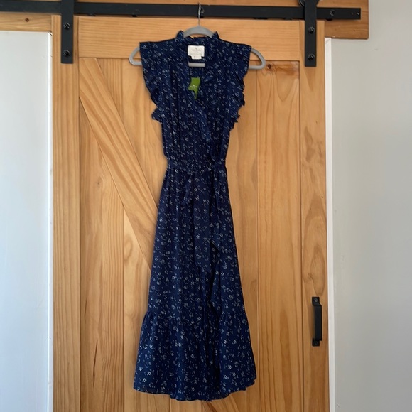 NWT | Kate Spade- Wild Rose Ruffle Wrap Dress | Size 2 - Picture 3 of 8